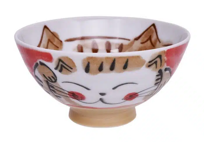 Red Bowl - Kawaii - 11.5 x 6.2 cm 250 ml