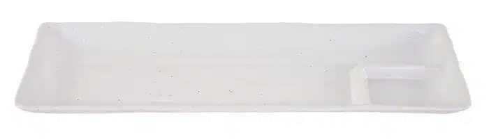 White Square Serving Dish - Large Plate - 33.2 x 10.5 cm
