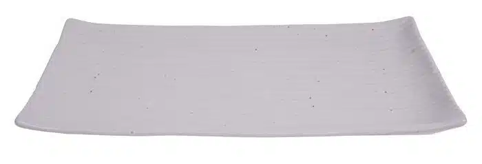 White rectangular serving plate - Large plates - 23.8 x 15 cm
