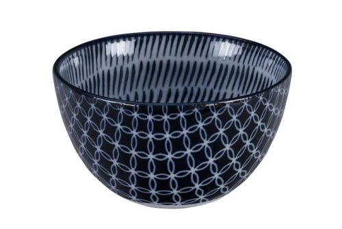 Tokyo Design Studio - Mixed Bowls - Blauw/Witte Rijstkom - 12.7 x 7cm 500ml