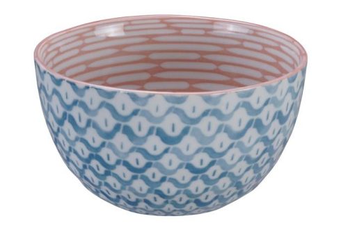 Tokyo Design Studio - Mixed Bowls - Blauw/Roze Kom - 15 x 8,5cm 750ml