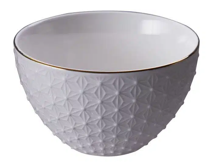 White / Golden Bowl Stars - Nippon White - 11.4 x 6 cm 350 ml