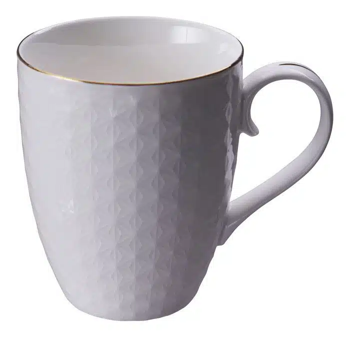 White / Golden Mug Stars - Nippon White - 8.5 x 10.2 cm 380 ml