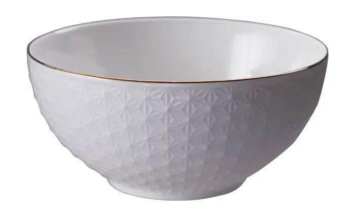 White / Golden Bowl Stars - Nippon White - 15 x 7 cm 550 ml