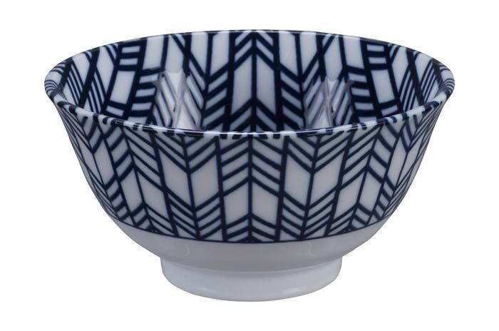 Blue / White Bowl - Mixed Bowls - 13 x 7 cm 350 ml