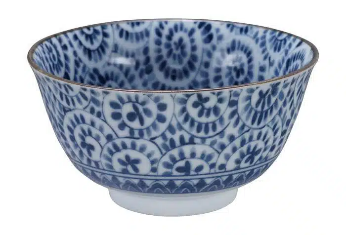 Blue / White bowl - Mixed Bowls - 12.7 x 6.8 cm 400 ml