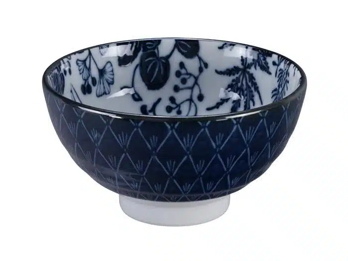 Blue / White Bowl Crane - Flora Japonica - 12 x 6.3 cm 300ml