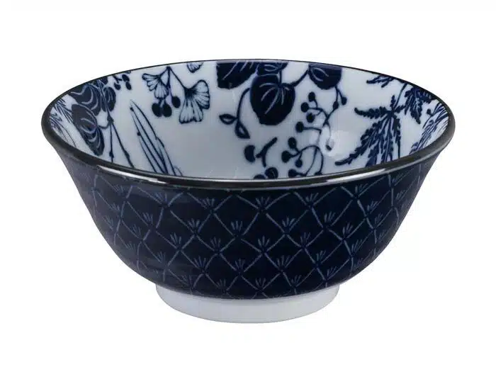 Blue / White Bowl Crane - Flora Japonica - 14,8 x 7 cm 500 ml