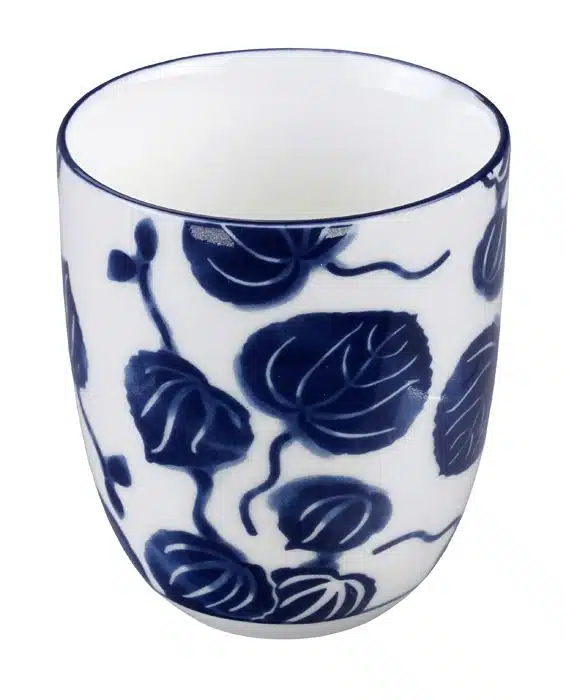 Blue / White Cup Ivy - Flora Japonica - 6,7 x 7,7 cm 170 ml