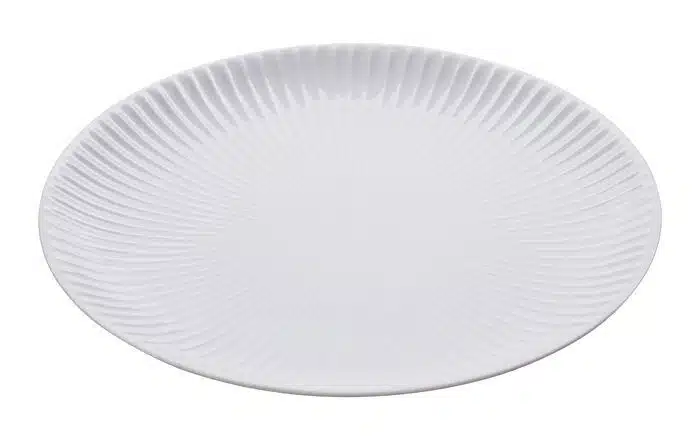 White plate - TonoTamaki - 23,5 x 2,5 cm