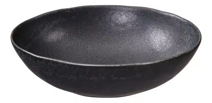 Matte Black Bowl - Onyx Noir - 17 x 15.3 x 5 cm 500 ml