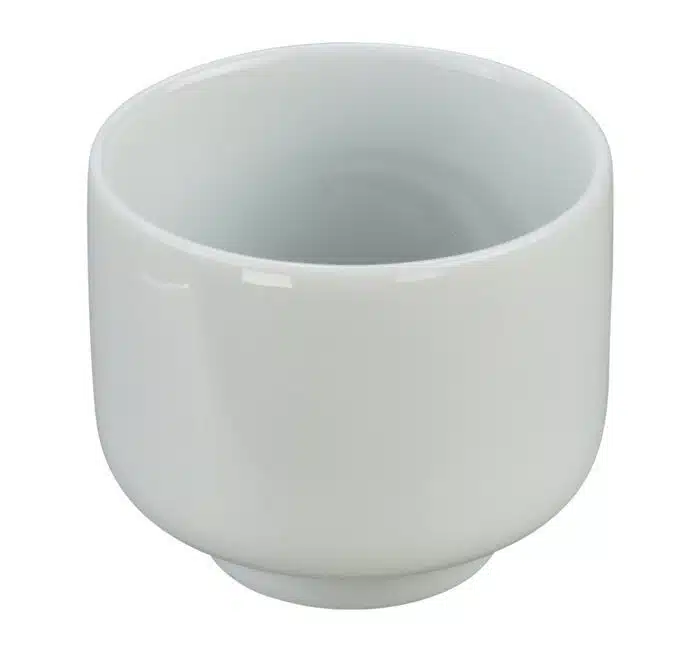 White Sample Sake Cup - 5 x 4.3 cm 45 ml