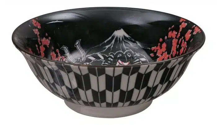 Black / Red Kabuki Bowl - Mixed Bowls - 20.3 x 8 cm 1000 ml