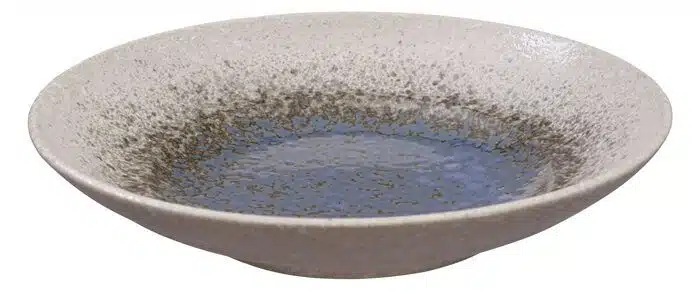 White plate - Minoyaki - 28.5 x 6 cm