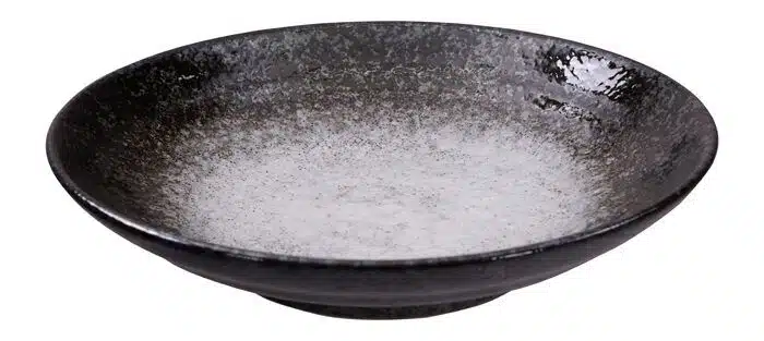 White plate - Minoyaki - 23 x 5 cm