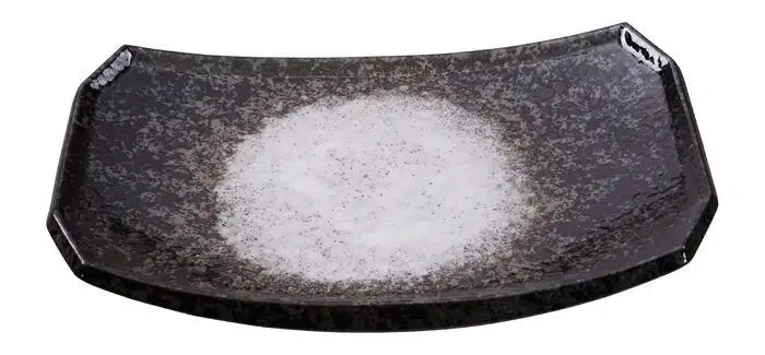 White plate - Minoyaki - 21,8 x 14,8 cm