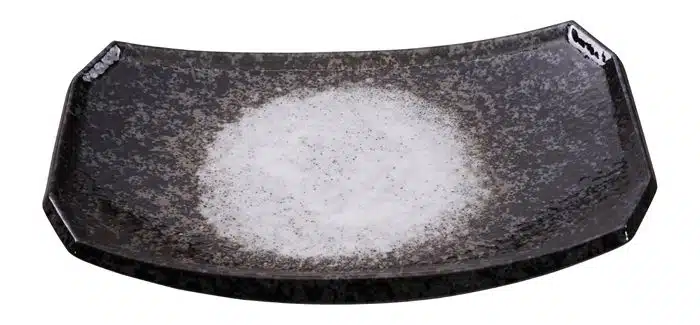 White plate - Minoyaki - 21,8 x 14,8 cm