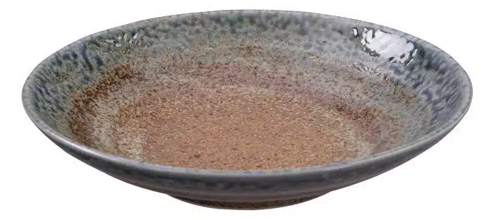 Blue plate - Minoyaki - 23 x 5 cm