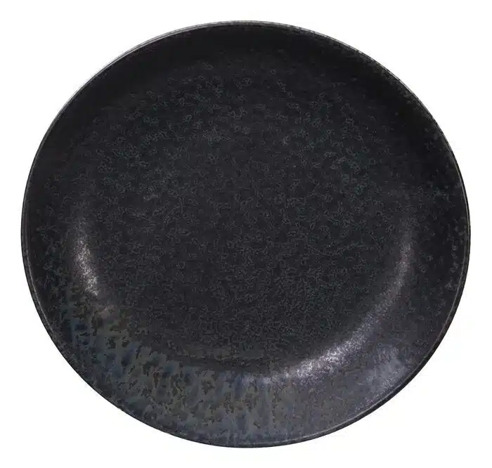 Matte Black Plate - Onyx Noir - 16.5 x 2.5 cm