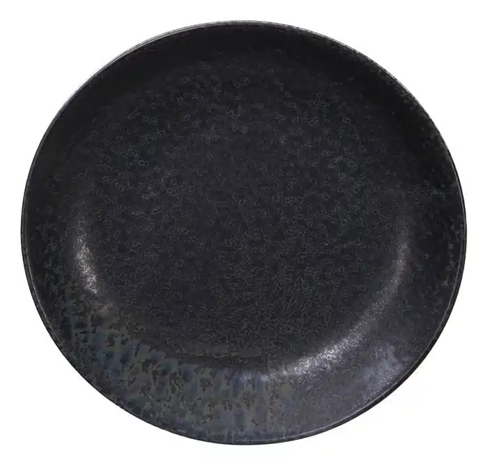 Matte Black Plate - Onyx Noir - 16.5 x 2.5 cm