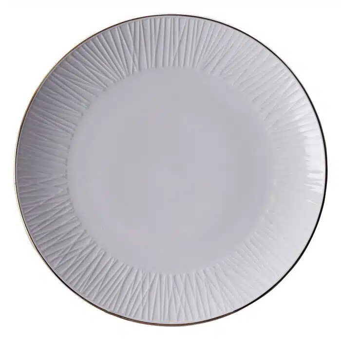 White / Golden Plate Lines - Nippon White - 28.5 cm