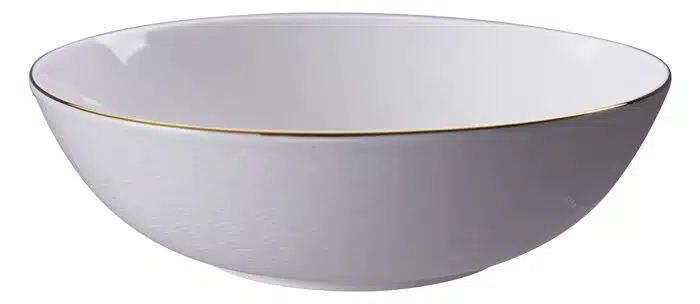 White / Golden Shell Waves - Nippon White - 21 x 6.3 cm 1100ml