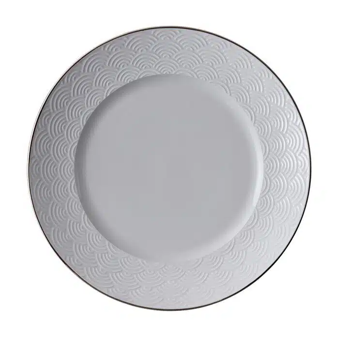 Tokyo Design Studio – Nippon White – Pastry Plate Waves – 16cm