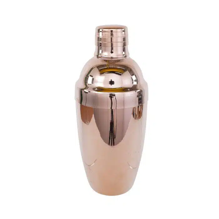 Cocktail shaker made of pink stainless steel - 750ml