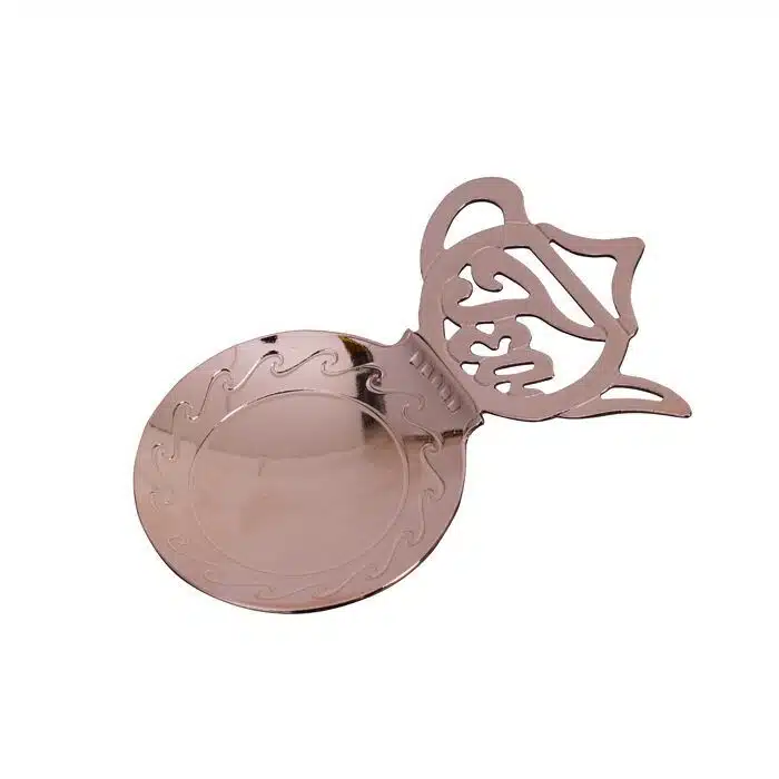 Rose gold spoon for tea caddy spoon - 5 x 8 cm