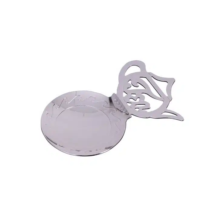 Silver spoon for tea caddy - Vintage - 5 x 8 cm