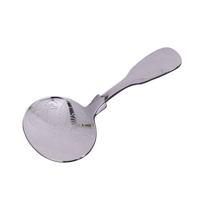 Silver spoon for tea caddy oak - 4,5 x 9,5 cm