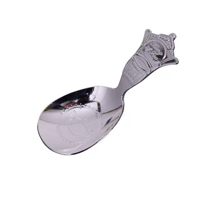 Silver spoon for tea caddy King - 3,6 x 9 cm
