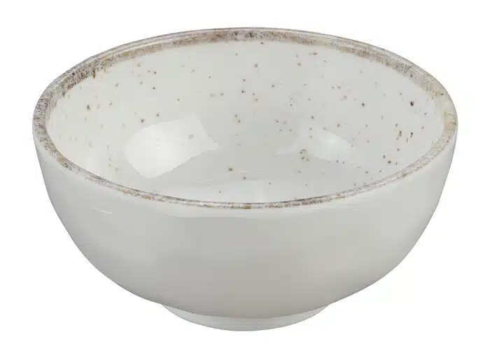 Tokyo Design Studio - Melamine Earthware - White Rice Bowl - 12.6 x 6cm 160ml