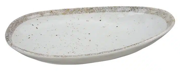 Tokyo Design Studio - Melamine Earthware - White Dinner Plate - 28.4 x 19 x 5.1cm