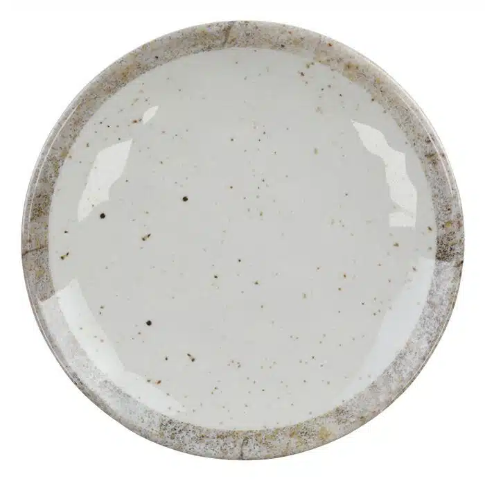 Tokyo Design Studio - Melamine Earthware - White Plate - 15.5 x 2.4cm