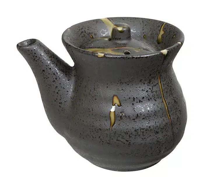 Black / Green - soy sauce pourer - 7,5 x 7 cm 180 ml