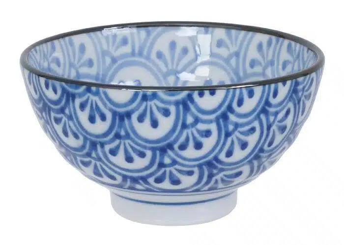 Blue / White Bowl - Mixed Bowls - 12 x 6,5 cm