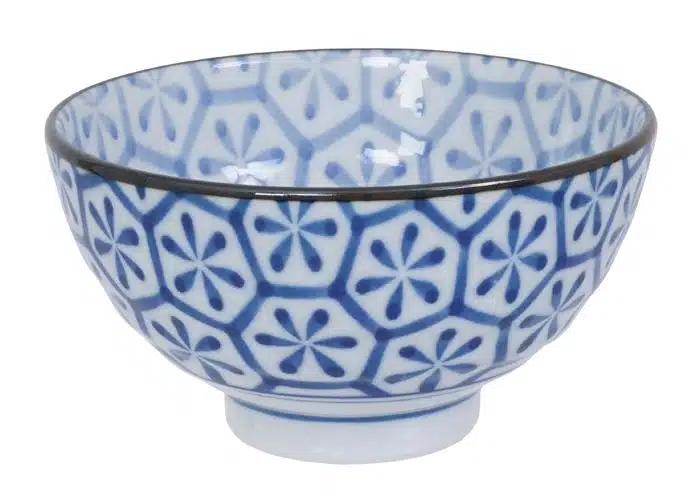 Blue / White Bowl - Mixed Bowls - 12 x 6,5 cm 400 ml