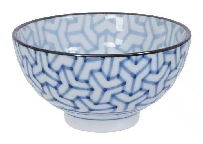 Blue / White Bowl - Mixed Bowls - 12 x 6,5 cm 400 ml