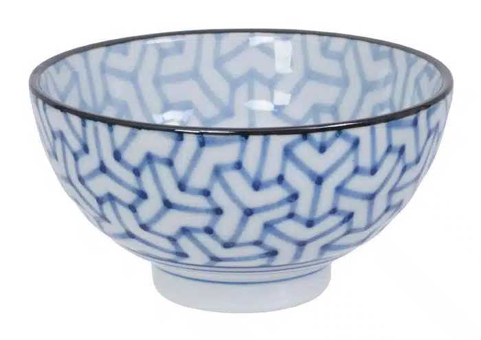 Blue / White Bowl - Mixed Bowls - 12 x 6,5 cm 400 ml