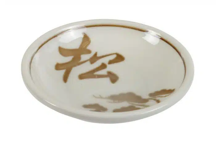 White soy sauce bowl - 9,5 x 2 cm