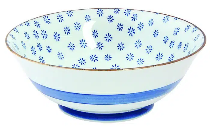 Blue / White Bowl - Mixed Bowls -19 x 7,5 cm 900 ml