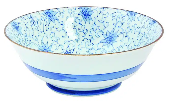 Blue / White Bowl - Mixed Bowls - 19 x 7,5 cm 900 ml
