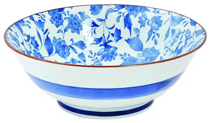 Blue / White Bowl - Mixed Bowls - 19 x 7,5 cm 900 ml