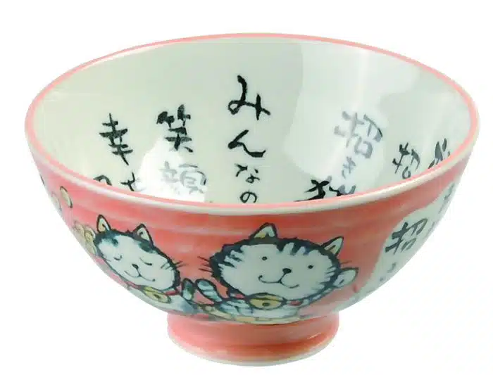 Pink Bowl - Kawai Cat - 11,5 x 6,2 cm 250 ml