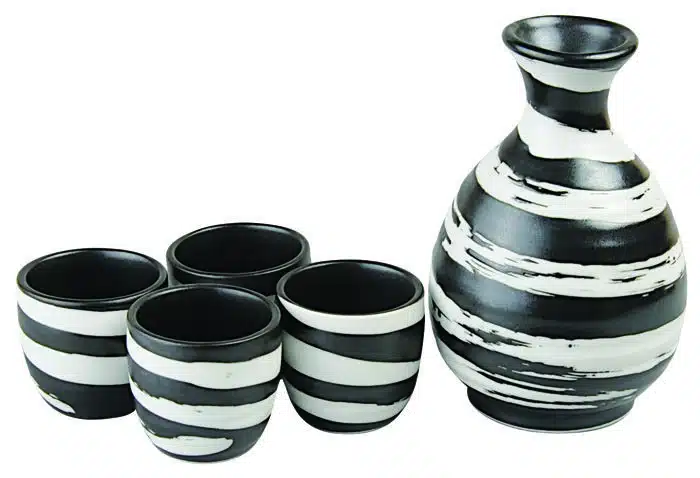 Black Sake - Set of 4 spiral - 4,2 x 13 cm 250 ml