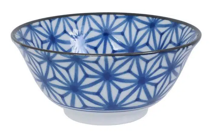 Blue / White Bowl - Mixed Bowls - 15 x 6 x 8 cm 450 ml