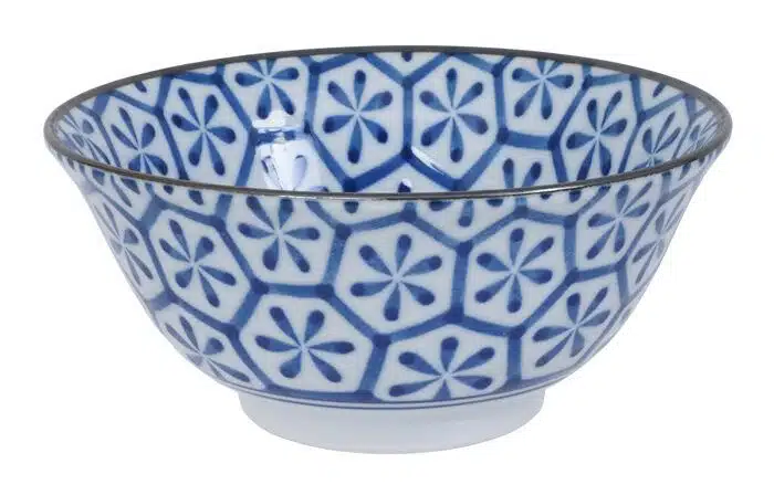 Blue / White Bowl - Mixed Bowls - 15 x 6,8 cm 450 ml