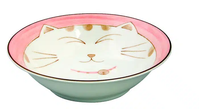Pink Bowl - Kawai Cat - 16,5 cm 450 ml