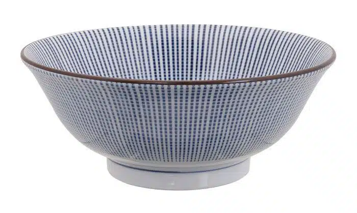 Bkue / White Bowl - Sendan Tokusa - 21,2 x 8,3 cm 1400 ml
